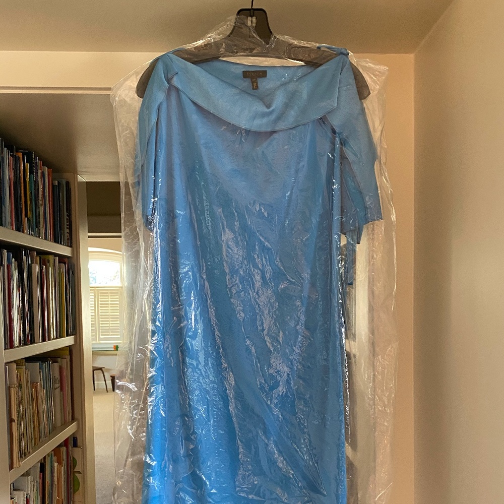 Escada Asymmetric Cold Shoulder Satin size 34